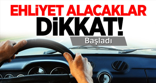 Ehliyet Alacaklar Dikkat Ba Lad Eski Ehir Anadolu Gazetesi