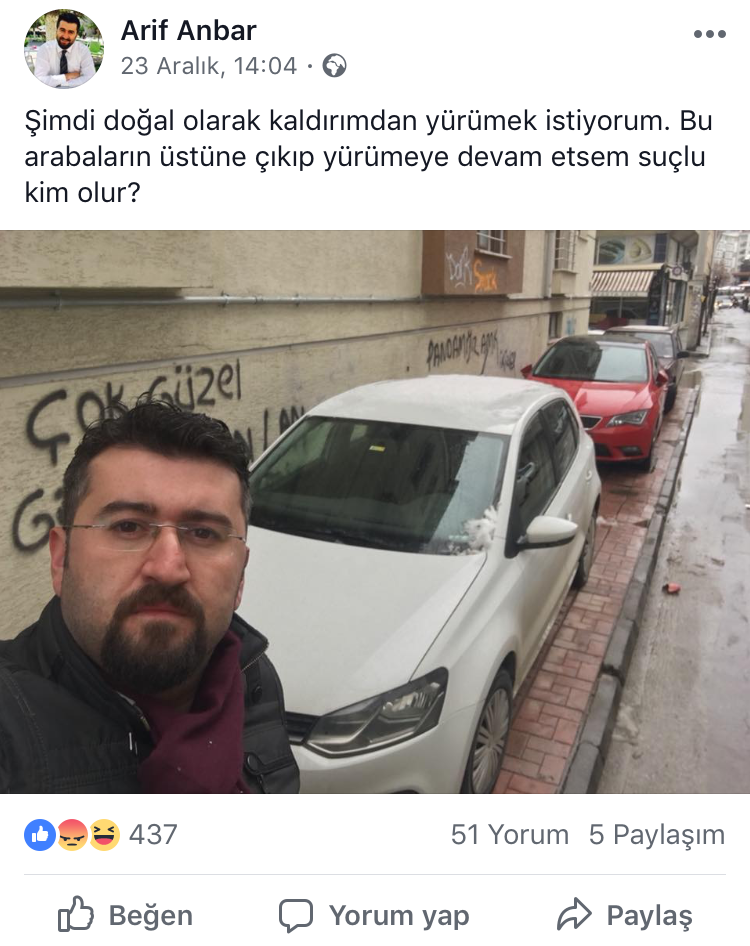 Çıkayım mı bu arabaların üzerine?