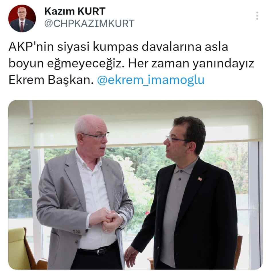 Kazım Kurt - Ekrem İmamoğlu 19 05 2023