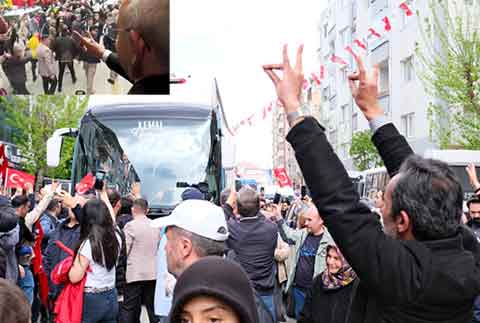 Kemal Kılıçdaroğlu Bozkurt Selamı Eskişehir