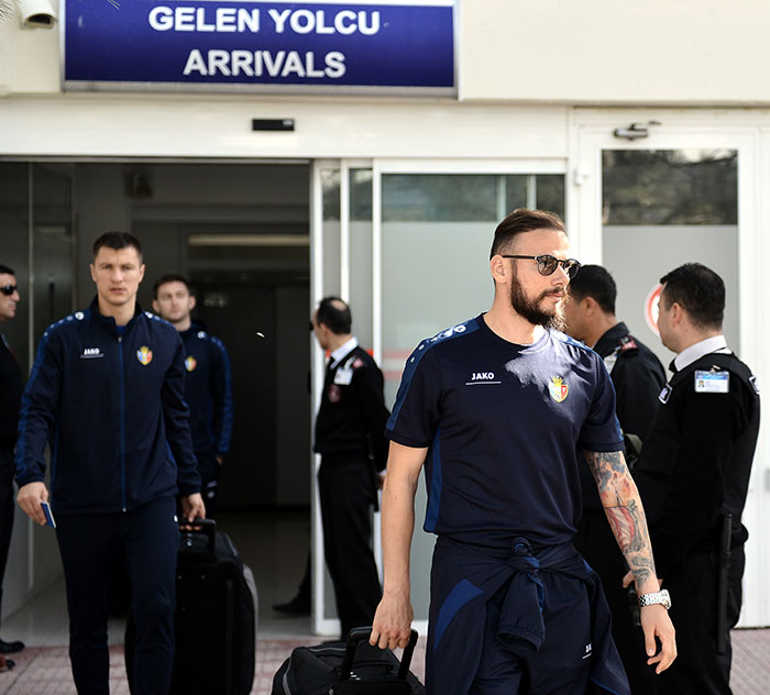 Moldova A Milli Futbol Takımı, 27 Mart Pazartesi günü Türkiye ile yapacağı özel maç için Eskişehir'e geldi. 