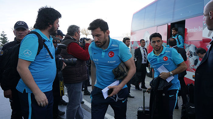 Moldova A Milli Futbol Takımı, 27 Mart Pazartesi günü Türkiye ile yapacağı özel maç için Eskişehir'e geldi. 