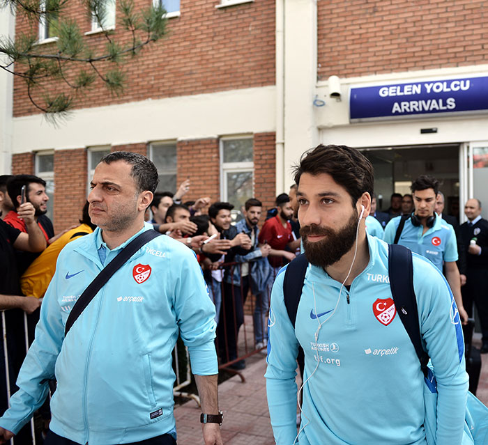 Moldova A Milli Futbol Takımı, 27 Mart Pazartesi günü Türkiye ile yapacağı özel maç için Eskişehir'e geldi. 