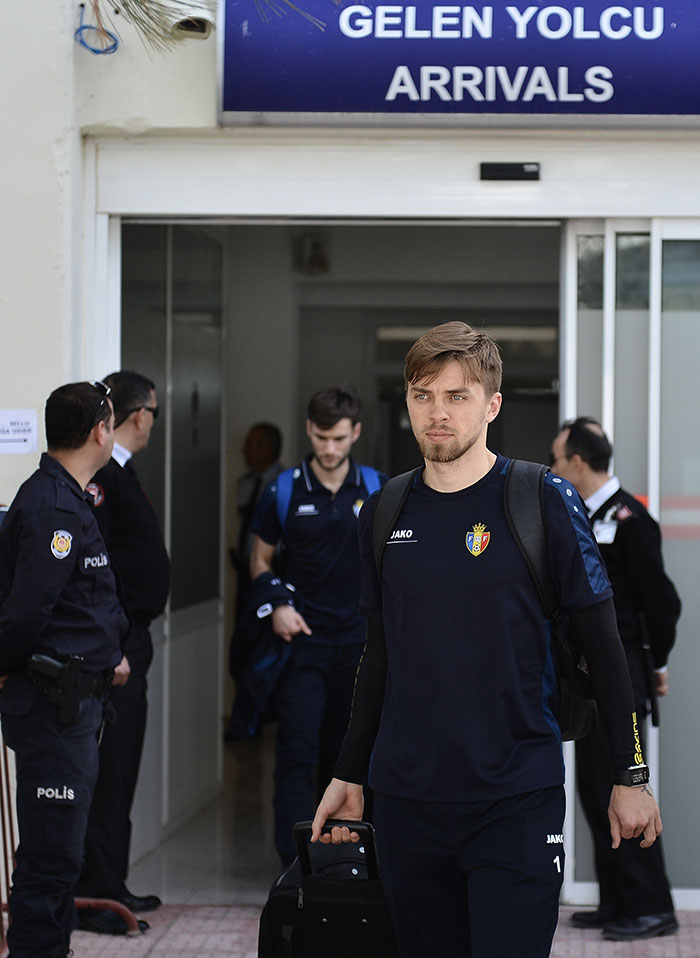 Moldova A Milli Futbol Takımı, 27 Mart Pazartesi günü Türkiye ile yapacağı özel maç için Eskişehir'e geldi. 