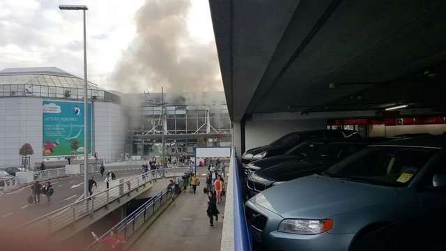 Belçika'ının başkenti Brüksel'deki Zaventem Havalimanı'nda iki patlama meydana geldi. İşte o patlamadan kareler.. Habertürk