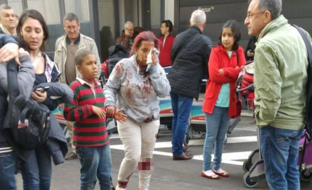 Belçika'ının başkenti Brüksel'deki Zaventem Havalimanı'nda iki patlama meydana geldi. İşte o patlamadan kareler.. Habertürk