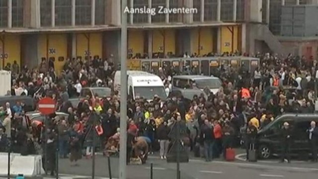 Belçika'ının başkenti Brüksel'deki Zaventem Havalimanı'nda iki patlama meydana geldi. İşte o patlamadan kareler.. Habertürk