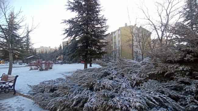 Öğle saatlerinde güneşin etkisini arttırmasıyla parklarda oluşan kalabalık dikkat çekti.