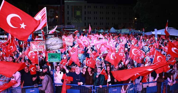 Demokrasi nöbetinde 7'nci gün