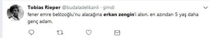 TFF 2’nci Lig play-off final karşılaşmasında Fatih Karagümrük, Sakaryaspor’u Selçuk Alibaz ve Ahmet Aras’ın golleriyle 2-0 yenerek Spor Toto 1’inci Lig’e yükseldi. Maçın yıldızı Eskişehirspor'dan tanıdığımız Erkan Zengin oldu Erkan Zengin'in performansı sosyal medyada kısa zamanda en çok konuşulan konu oldu. İşte Erkan Zengin hakkında Twitter'da yazılanlar. Kaynak: Fanatik