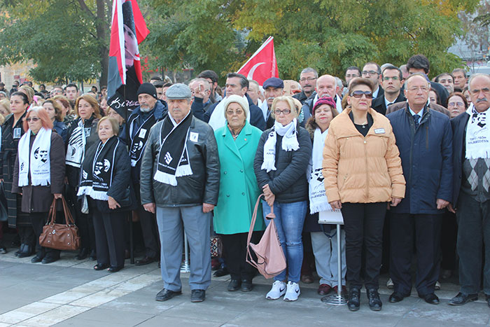 Eskişehir’de, Atatürk’ün ölümünün 79’uncu yıl dönümü münasebetiyle anma töreni düzenlendi. 