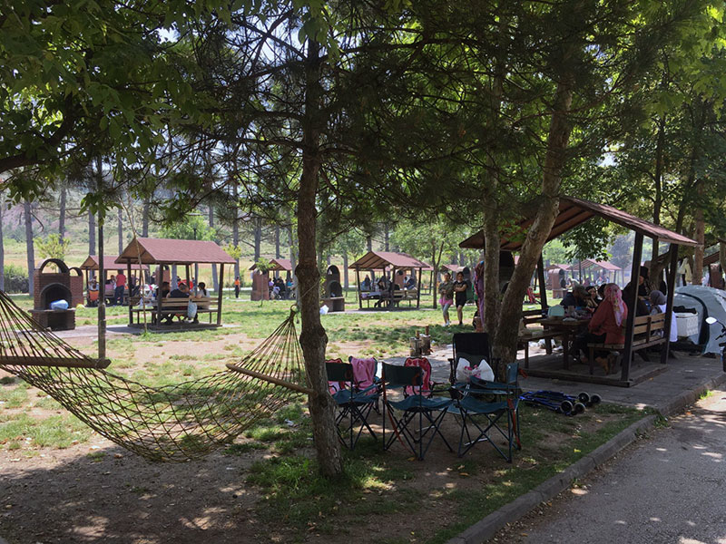 Eskişehir’de bayramın ikinci günü piknik alanlarında yoğunluk yaşandı