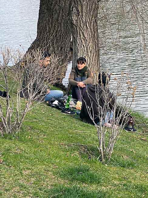 Eskişehir’de en ünlü parklarından olan Kanlıkavak Parkı’nda kaydedilen görüntüler ise endişe oluşturdu.