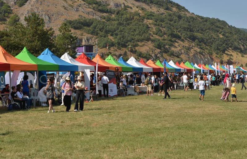 Eskişehir'in İnönü ilçesinde, Türk Hava Kurumu (THK) tarafından bu yıl 2'ncisi düzenlenen Havacılık Festivali başladı.