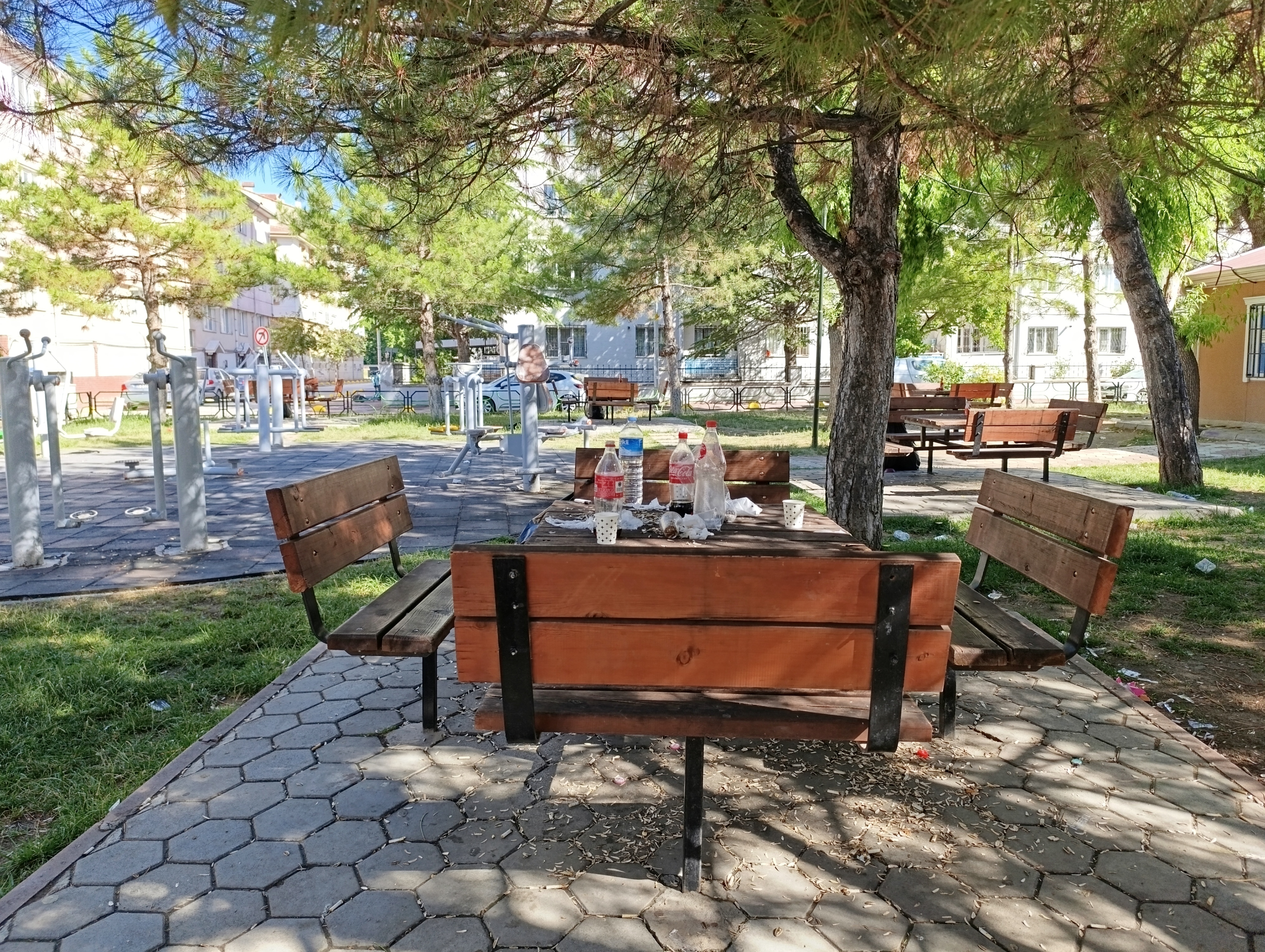 Eskişehir'de Şehit Jandarma Er Osman Özgerçik Parkı'nda yaşanan üzücü olaylar tepkilere neden oldu. 1992 yılında Şırnak Uludere'de şehit olan Er Osman Özgerçik'in adını taşıyan park, bilinçsiz vatandaşlar tarafından çöp yuvasına dönüştürüldü.

Parkta özellikle geceleri alkollü içecek ve meşrubat tüketimi artarken, parkın her köşesi çöplerle dolup taşıyor. Banklar, içki şişeleri, kuruyemiş kabukları ve yiyecek artıklarıyla kaplıyken, spor aletleri ve çocuk oyun alanı da çöplerden etkileniyor.

Yenibağlar Mahallesi Kartal Tepesi Sokak sakinleri bu duruma tepki göstererek, şehide saygı gösterilmesini istiyor. Mahalle sakinlerinden biri, "Bari şehidimize saygınız olsun. Bu parkı şehidimiz adına yaptılar. Buraya gelip çöplük yapıyorlar. Burası çocuklarımızın oynadığı park. Bu kadar mı zor parkı temiz tutmak?" dedi.

Yetkililerden konuya el atması ve parkın düzenli olarak temizlenmesi talep edilirken, vatandaşların da bu tür umursamaz davranışlardan kaçınmaları isteniyor.