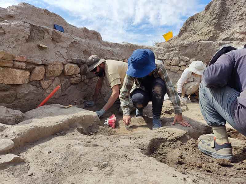 Höyükteki buluntuların Eskişehir tarihini de yansıttığını söyleyen Doç. Dr. Baştürk, “Höyüğün kendi konisi burada 450’ye 500 metre boyutlarında oldukça büyük bir höyük konisi var. Anadolu’ya göre büyük sayılabilecek höyüklerden birisi. Ancak sadece höyükle sınırlı değil, höyüğün eteklerinde arkeolojik buluntular içeren oldukça geniş bir alan var. Höyüğün batı tarafında bir nekropol bulunmakta. Aslında höyük Eskişehir’in tüm tarihini yansıtmakta. Höyüğün en üst tabakasında Kurtuluş Savaşı’na ait siperler, bu siperlere ait mermiler ve başka mühimmatlar da ele geçti. Yani aslında Şarhöyük Eskişehir’in özeti diyebiliriz.