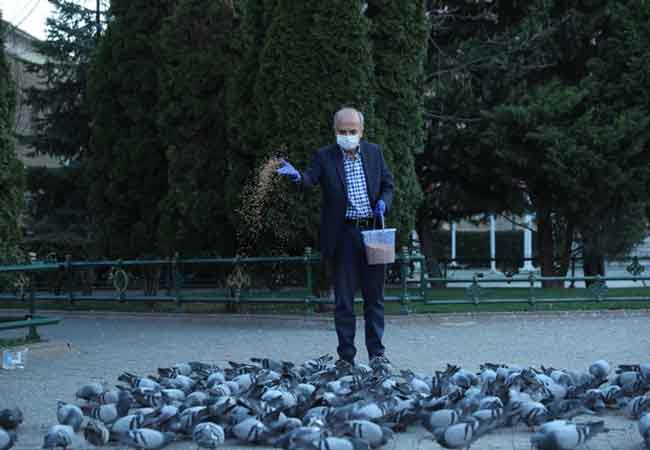 Yiyecek bulmakta zorlanabilecek sokak hayvanlarının aç kalmaması için gerekli tedbirleri aldıklarını vurgulayan Vali Çakacak...