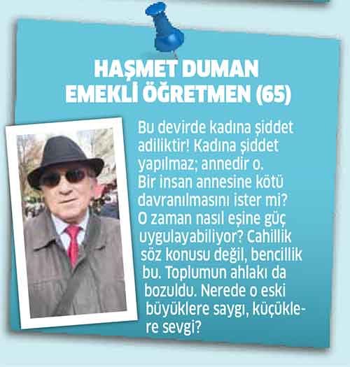 Bugün 25 Kasım Kadına Yönelik Şiddetle Mücadele Günü. Dünyada ve Türkiye’de kadına yönelik şiddetin son bulması için bir çok farkındalık yaratılmaya çalışılıyor. Biz de vatandaşlarımıza toplumsal bir sorun olan şiddetle ilgili düşüncelerini sorduk. 