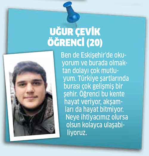 Üç önemli üniversitesiyle her geçen yıl öğrenci nüfusu artan Eskişehir, Türkiye’nin öğrenci kenti olarak anılıyor. Biz de vatandaşlara öğrenci kenti Eskişehir ile ilgili olarak düşüncelerini sorduk.