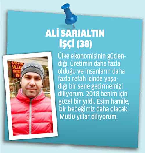 2018 yılını geride bıraktık. 2019’a ilk adımımızı attığımız şu günlerde vatandaşlarımıza “Yeni yıldan beklentileriniz nedir?” diye sorduk. Hazırlayan: Ecem Efekan