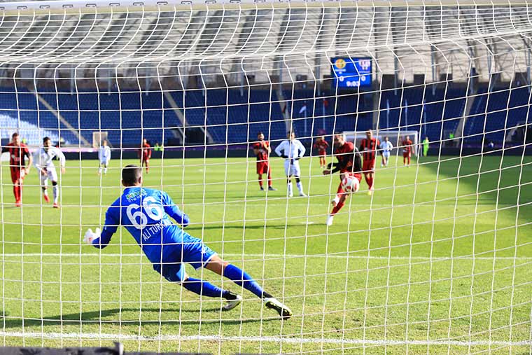 Eskişehirspor - Bandırmaspor maçından kareler