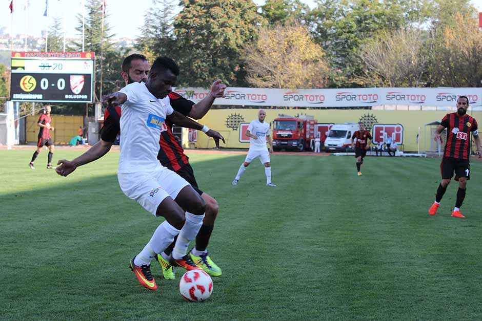 Eskişehirspor, TFF 1. Lig'in 6. haftasında sahasında Boluspor ile 1-1 berabere kaldı.