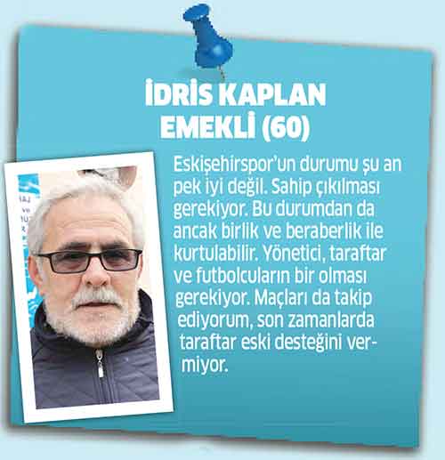 Kentin en önemli markası Eskişehirspor şu günlerde mali ve lisans krizi ile boğuşuyor. Kulübün geçirdiği bu zor günler Eskişehirlileri de derinden üzüyor. Sokağa çıktık ve vatandaşlara bu kez Eskişehirspor hakkındaki düşüncelerini sorduk. 