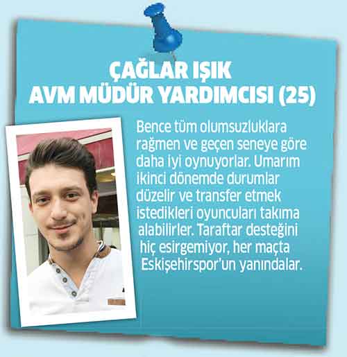 Kentin en önemli markası Eskişehirspor şu günlerde mali ve lisans krizi ile boğuşuyor. Kulübün geçirdiği bu zor günler Eskişehirlileri de derinden üzüyor. Sokağa çıktık ve vatandaşlara bu kez Eskişehirspor hakkındaki düşüncelerini sorduk. 