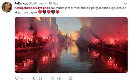 19 Haziran 1965’te kurulan Anadolu Yıldızı Eskişehirspor’un, 54. Yaş günü spor ve siyaset camiasının önemli isimlerinin de arasında olduğu yüzlerce kişi tarafından Twitter ve Facebook’ta paylaşım rekoru kırdı