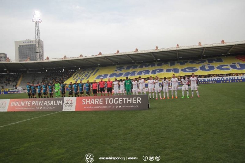 Spor Toto 1. Lig’in 28. Haftasında Eskişehirspor, Ankaragücü deplasmanında 1-0 mağlup oldu.
