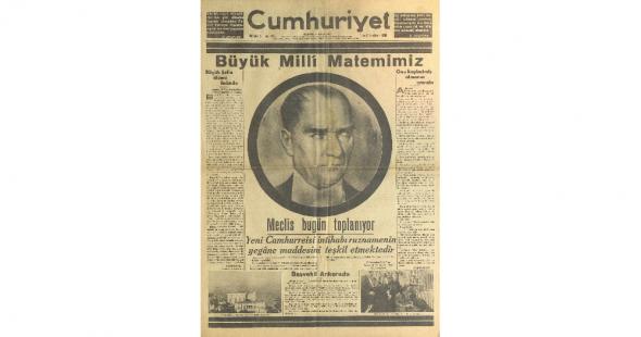 Mustafa Kemal Atatürk’ün vefatının ardından 11 Kasım 1938 günü yayınlanan gazeteler, ünlü araştırmacı Taha Toros’un arşivinden gün yüzüne çıktı. İHA