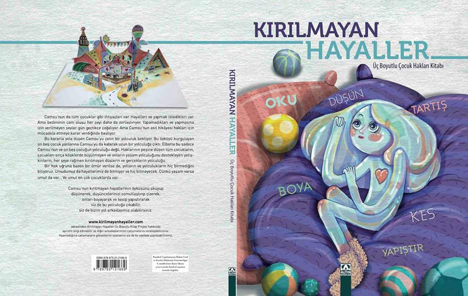 Büyükşehir Belediyesi Sosyal Hizmetler Dairesi Başkanlığı Çocuk Hakları Birimi koordinasyonunda ve 15 çocuk ile gerçekleştirilen atölye programında oluşturulan 3 boyutlu kitap “Kırılmayan Hayaller” yayımlandı.