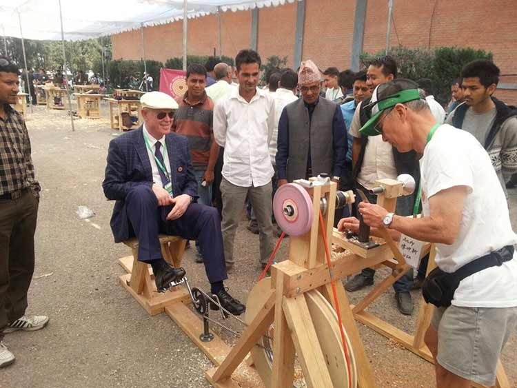 NEPAL'DE ONUR KONUĞU OLDU