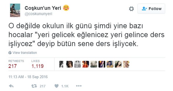 19 Eylül Pazartesi okullar açıldı, sosyal medya da haliyle öğrenci, öğretmen ve velilerin komik paylaşımlarıyla çalkalandı. İşte yeni öğretim yılında yüzünüzü güldürecek en eğlenceli paylaşımlar... Hürriyet