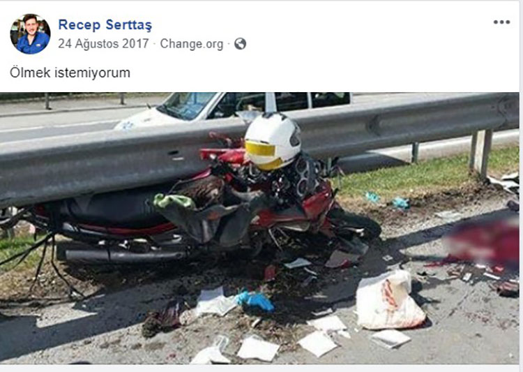 Burdur'un Çeltikçi ilçesinde motosiklet tutkunu bir genç, arkadaş grubuyla çıktığı gezide sosyal medya hesabından fotoğraf paylaştıktan dakikalar sonra motosikletiyle bariyere çarparak hayatını kaybetti.