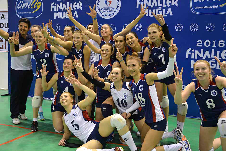 Üniversiteler Spor Ligi (ÜNİLİG) Voleybol final grubu mücadeleleri sona erdi. 