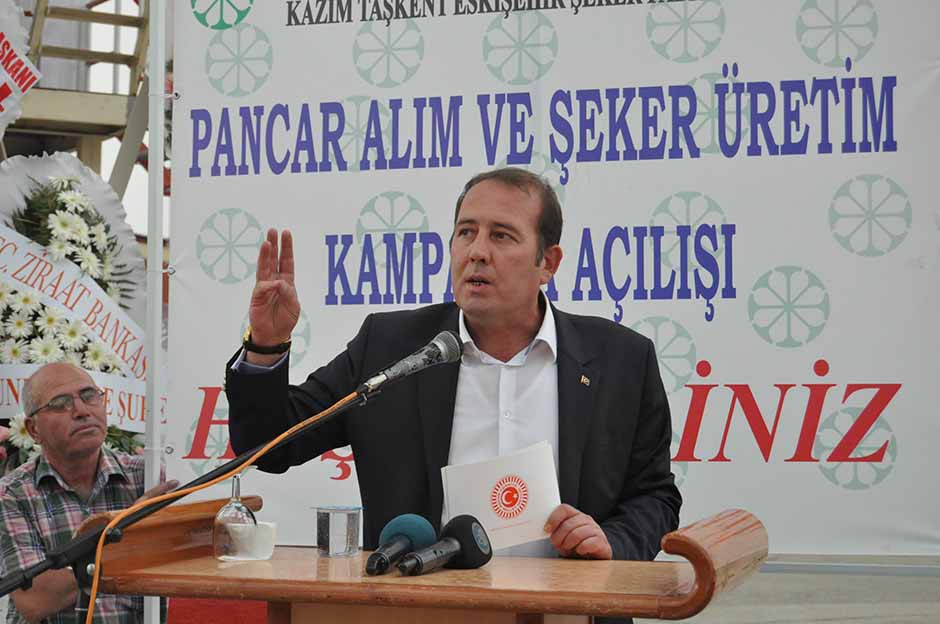 Kazım Taşkent Eskişehir Şeker Fabrikasının 2016-2017 yılını kapsayan pancar işleme döneminin açılışı yapıldı.