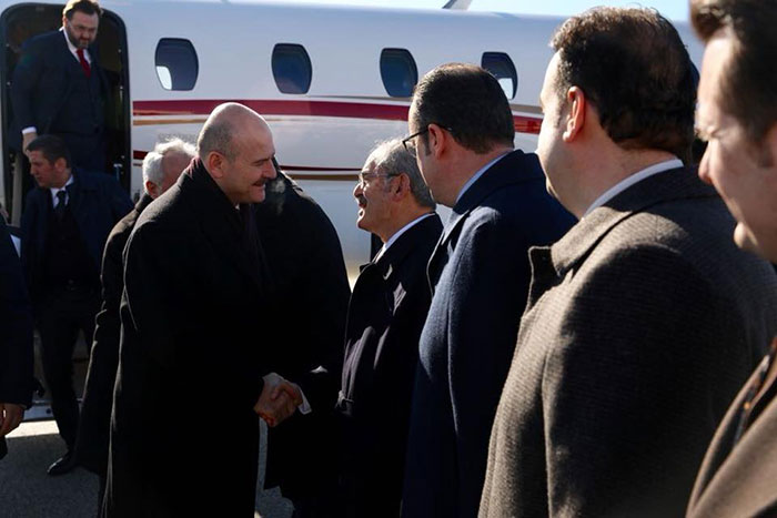 İçişleri Bakanı Süleyman Soylu bir dizi etkinliğe katılmak üzere Eskişehir'e geldi.