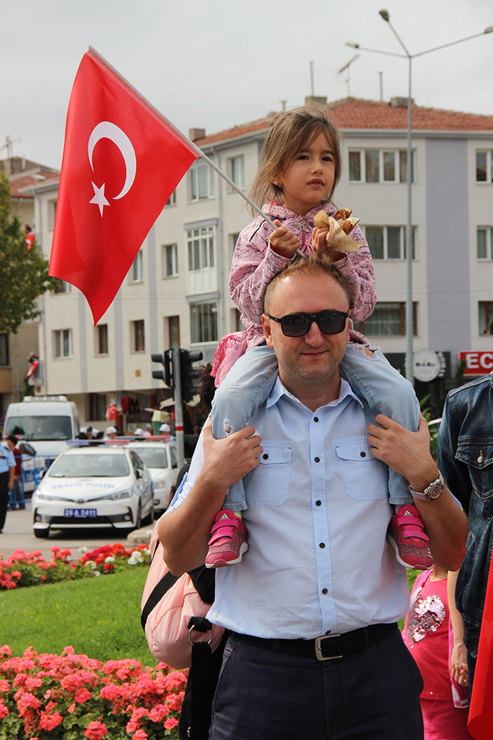 30 Ağustos Zafer Bayramı'nın 95'inci yıl dönümü Eskişehir'de resmi tören ile kutlandı. 