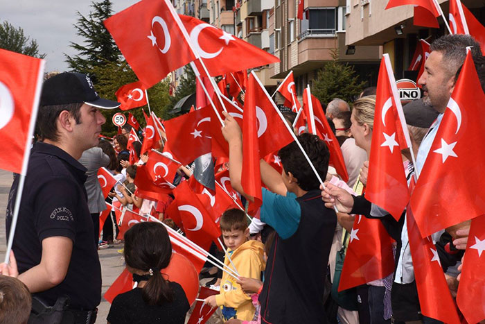 30 Ağustos Zafer Bayramı'nın 95'inci yıl dönümü Eskişehir'de resmi tören ile kutlandı. 