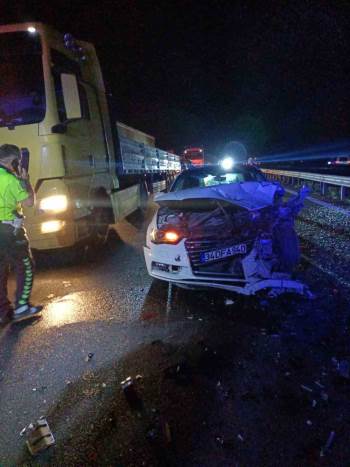 Anadolu Otoyolu'nda Zincirleme Trafik Kazası