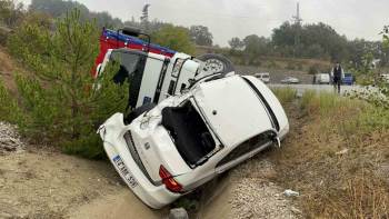 Bolu-Mudurnu yolunda trafik kazası: İki yaralı