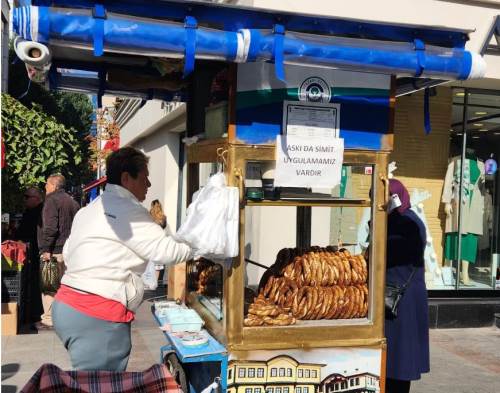 Eskişehir'de askıda simit uygulamasına ilgi azaldı