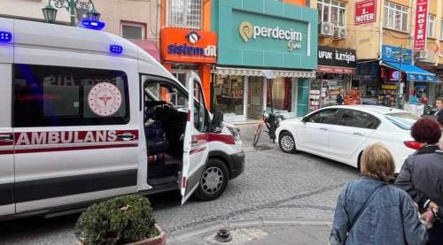 Eskişehir'de herkes bakakaldı: İşte ambulansın zor anları...