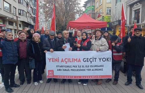 Eskişehir'de Vatan Partisi, yeni açılım planlarına sert çıktı