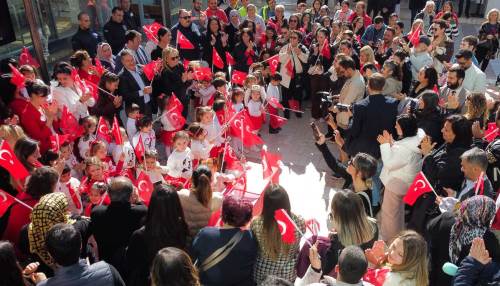 Eskişehir'in minikleri Cumhuriyet coşkusunu yaşadı!