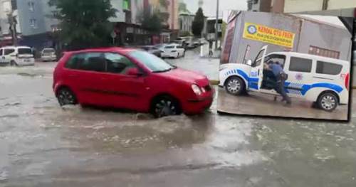 Kuvvetli sağanak yağış Eskişehir'i vurdu: Meteoroloji yine uyardı!