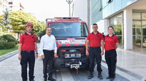 Tepebaşı Belediyesi'nden yeni arama kurtarma aracı