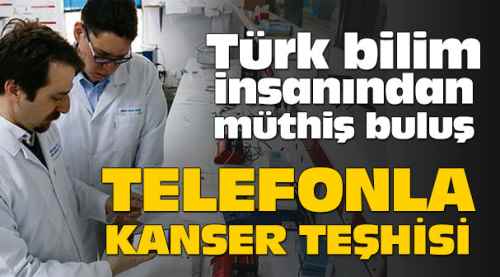 Türk buldu, telefondan kanser teşhisi