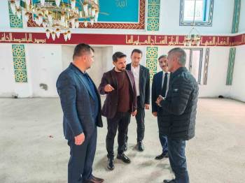 Yayakbaşı Köyü Camii'nin Yeniden İnşası Devam Ediyor